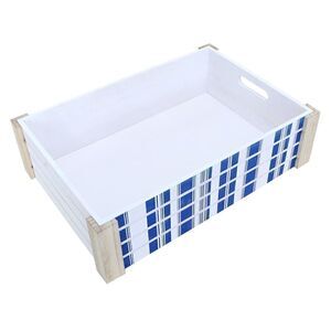 NEW! Medium Cozy Cottage White Wooden Crate Ty Pennington NWT